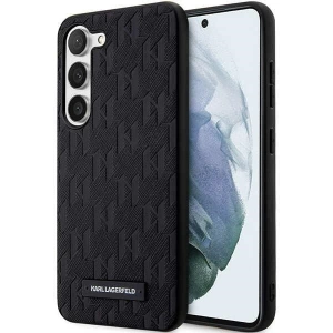 Hurtownia GSM - Etui Karl Lagerfeld KLHCS23MSAKLHPK Samsung Galaxy S23+ Plus carcasă rigidă neagră/Saffiano Mono Metal Logo - KLD1468 - {ean13} - Hurt