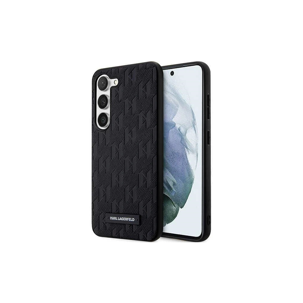 Wholesale Karl Lagerfeld KLHCS23MSAKLHPK Samsung Galaxy S23+ Plus hardcase black Saffiano Mono Metal Logo - KLD1468 - {ean13} - Hurt