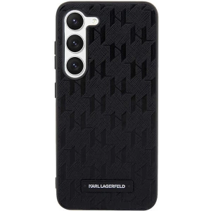 Hurtownia GSM - Etui Karl Lagerfeld KLHCS23MSAKLHPK Samsung Galaxy S23+ Plus carcasă rigidă neagră/Saffiano Mono Metal Logo - KLD1468 - {ean13} - Hurt