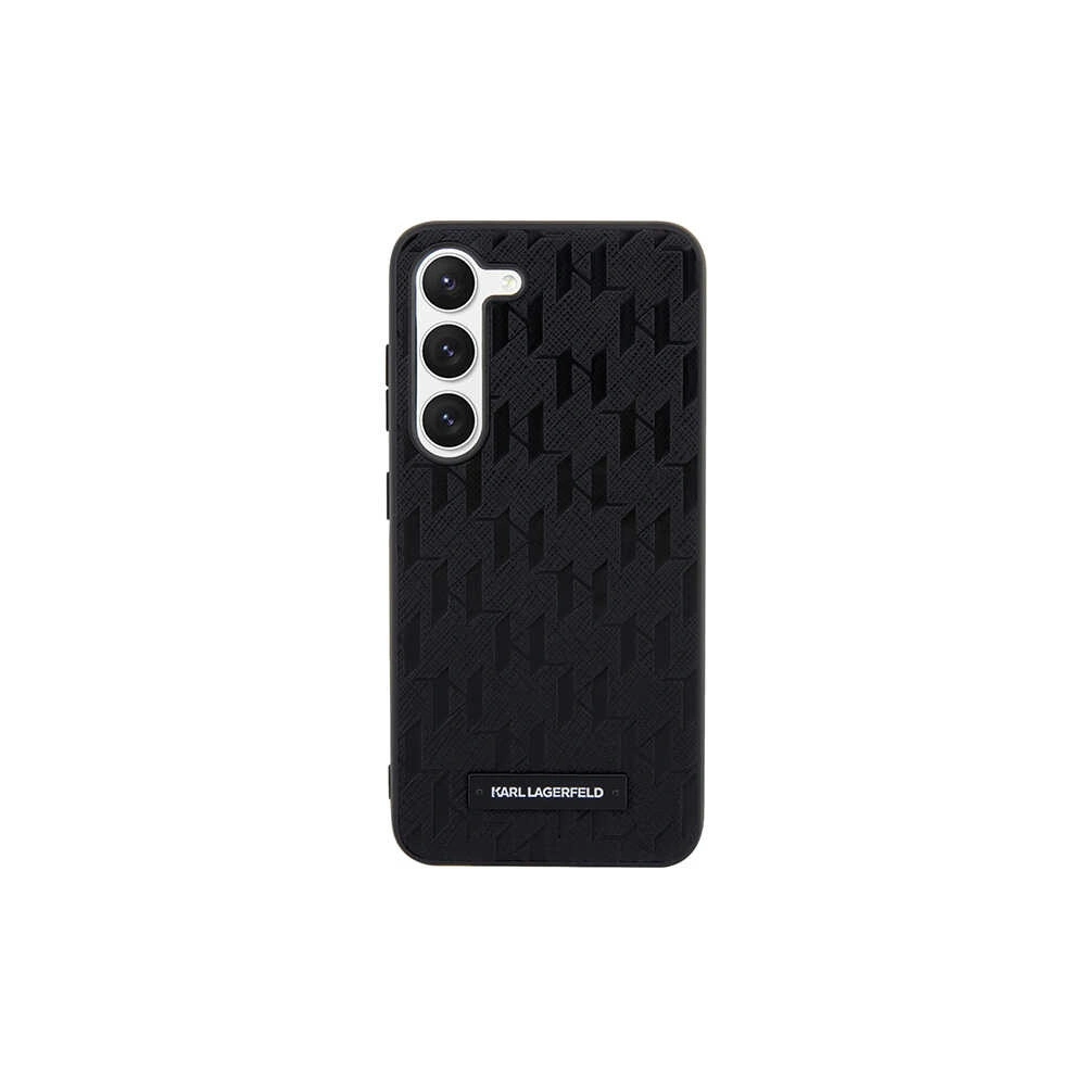Wholesale Karl Lagerfeld KLHCS23MSAKLHPK Samsung Galaxy S23+ Plus hardcase black Saffiano Mono Metal Logo - KLD1468 - {ean13} - Hurt