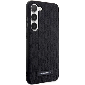 Hurtownia GSM - Etui Karl Lagerfeld KLHCS23MSAKLHPK Samsung Galaxy S23+ Plus carcasă rigidă neagră/Saffiano Mono Metal Logo - KLD1468 - {ean13} - Hurt