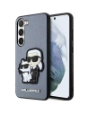 Etui Karl Lagerfeld KLHCS23MSANKCPG Samsung Galaxy S23+ Plus hardcase gri/grey Saffiano Karl & Choupette