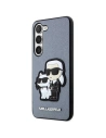 Wholesale Karl Lagerfeld KLHCS23MSANKCPG Samsung Galaxy S23+ Plus hardcase grey Saffiano Karl & Choupette - KLD1469 - {ean13} - Hurt