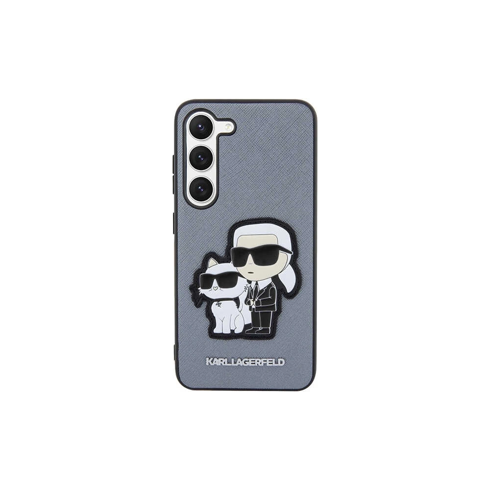 Hurtownia GSM - Case Karl Lagerfeld KLHCS23MSANKCPG Samsung Galaxy S23+ Plus Hardcase grau/grau Saffiano Karl & Choupette - KLD1469 - {ean13} - Hurt
