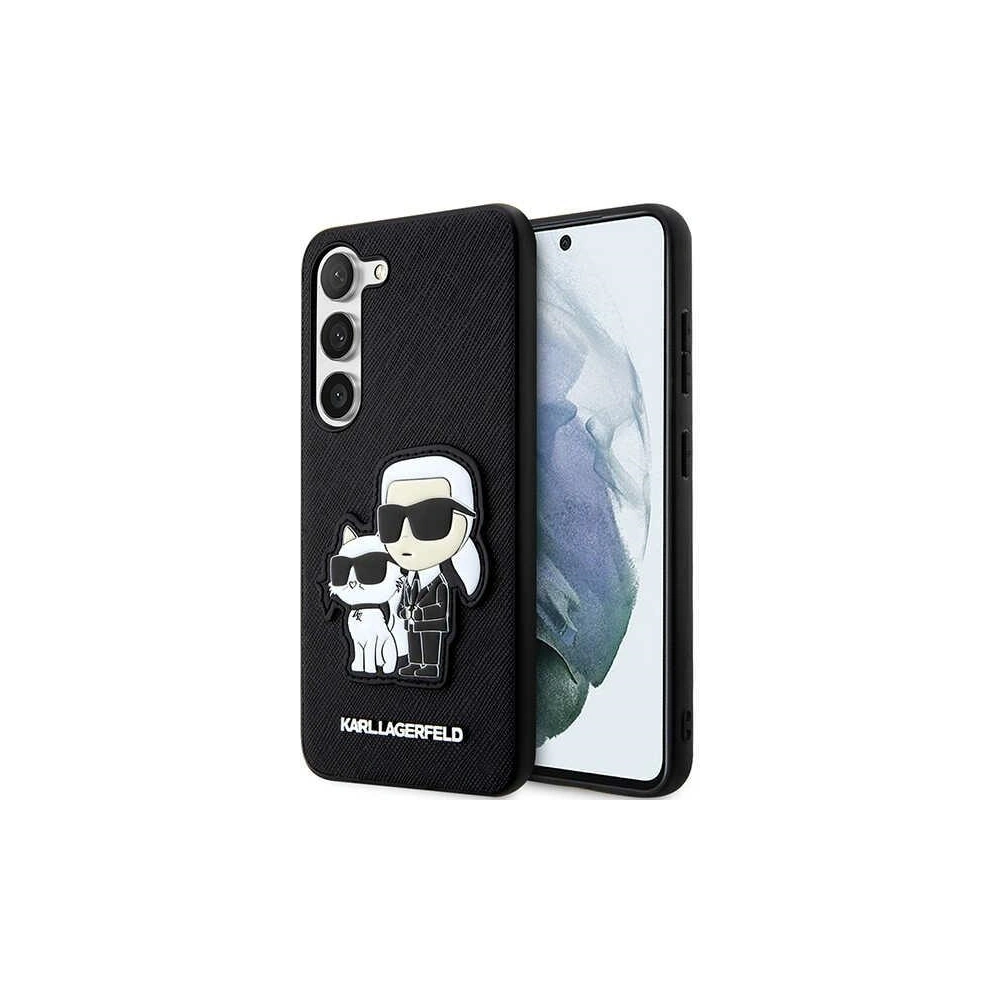 Hurtownia GSM - Etui Karl Lagerfeld KLHCS23MSANKCPK Samsung Galaxy S23+ Plus hardcase černý/black Saffiano Karl & Choupette - KLD1470 - {ean13} - Hurt