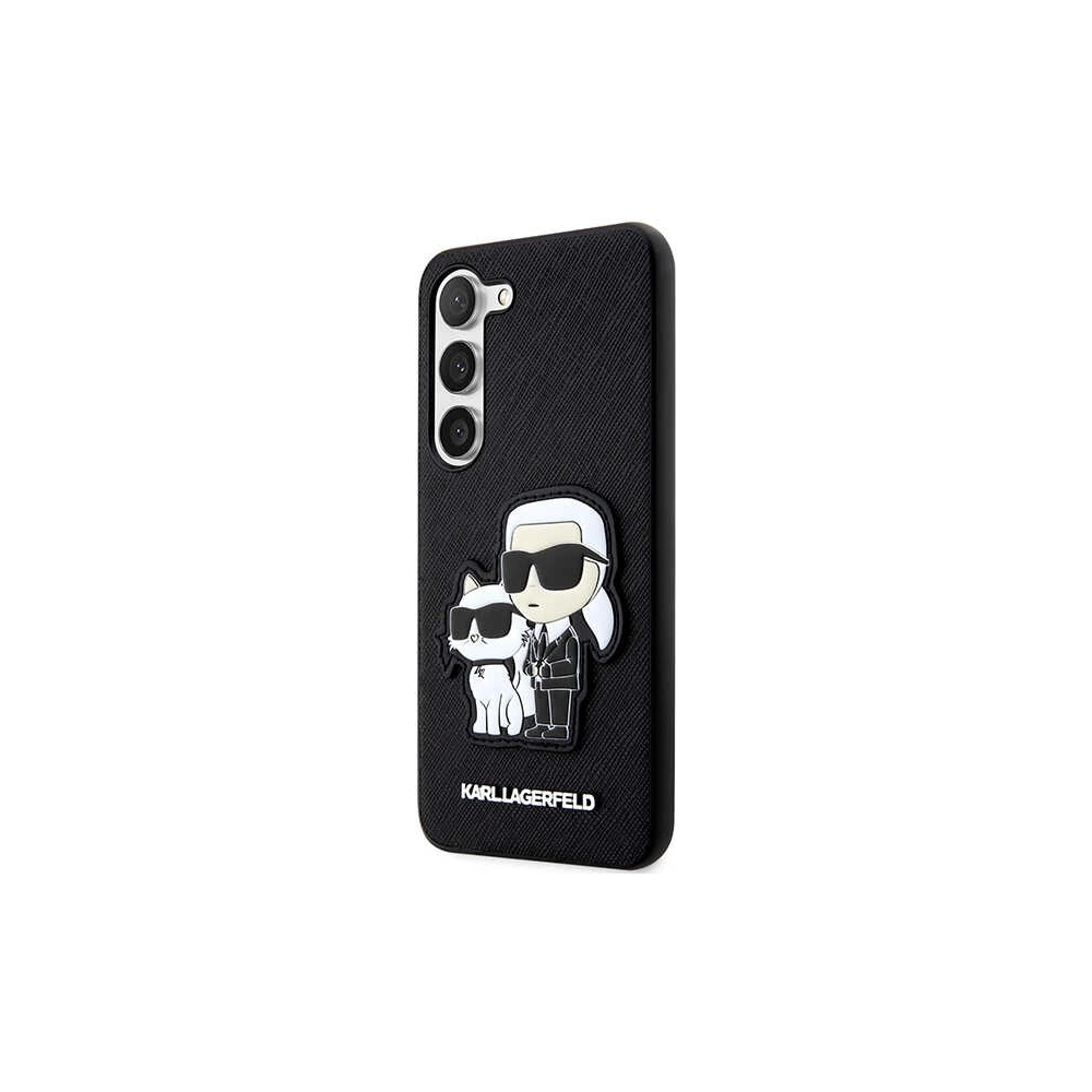 Hurtownia GSM - Etui Karl Lagerfeld KLHCS23MSANKCPK Samsung Galaxy S23+ Plus hardcase černý/black Saffiano Karl & Choupette - KLD1470 - {ean13} - Hurt