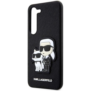 Hurtownia GSM - Etui Karl Lagerfeld KLHCS23MSANKCPK Samsung Galaxy S23+ Plus hardcase negru/black Saffiano Karl & Choupette - KLD1470 - {ean13} - Hurt