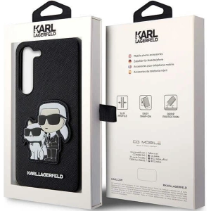 Hurtownia GSM - Etui Karl Lagerfeld KLHCS23MSANKCPK Samsung Galaxy S23+ Plus hardcase negru/black Saffiano Karl & Choupette - KLD1470 - {ean13} - Hurt