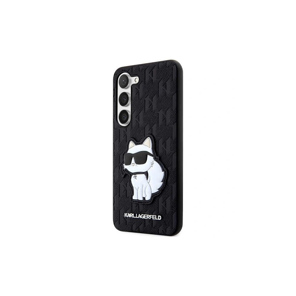 Hurtownia GSM - Case Karl Lagerfeld KLHCS23SSAKLHCPK Samsung Galaxy S23 Hardcase schwarz/black Saffiano Monogram Choupette - KLD1471 - {ean13} - Hurt