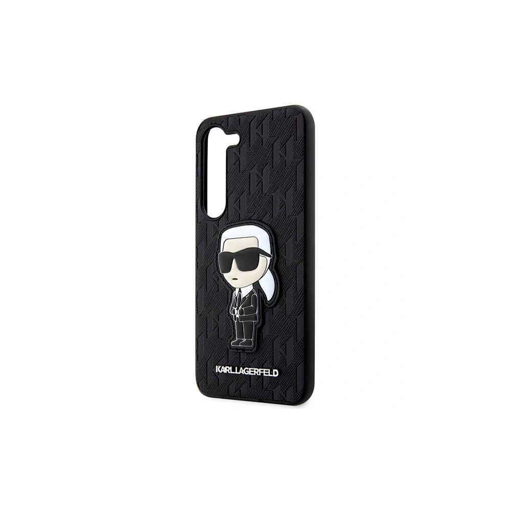 Hurtownia GSM - Etui Karl Lagerfeld KLHCS23SSAKLHKPK Samsung Galaxy S23 kemény tok fekete Saffiano Monogram Ikonik - KLD1472 - {ean13} - Hurt