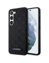 Etui Karl Lagerfeld KLHCS23SSAKLHPK Samsung Galaxy S23 kemény tok fekete/Saffiano Mono Metal Logo