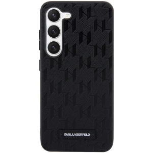 Hurtownia GSM - Etui Karl Lagerfeld KLHCS23SSAKLHPK Samsung Galaxy S23 kemény tok fekete/Saffiano Mono Metal Logo - KLD1473 - {ean13} - Hurt