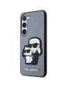 Hurtownia GSM - Etui Karl Lagerfeld KLHCS23SSANKCPG Samsung Galaxy S23 kemény tok szürke/szürke Saffiano Karl & Choupette - KLD1474 - {ean13} - Hurt