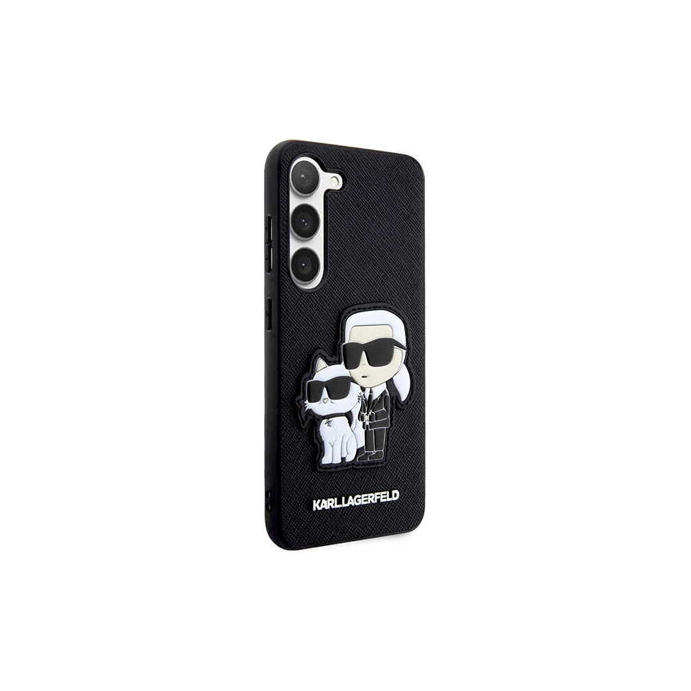 Wholesale Karl Lagerfeld KLHCS23SSANKCPK Samsung Galaxy S23 hardcase black Saffiano Karl & Choupette - KLD1475 - {ean13} - Hurt