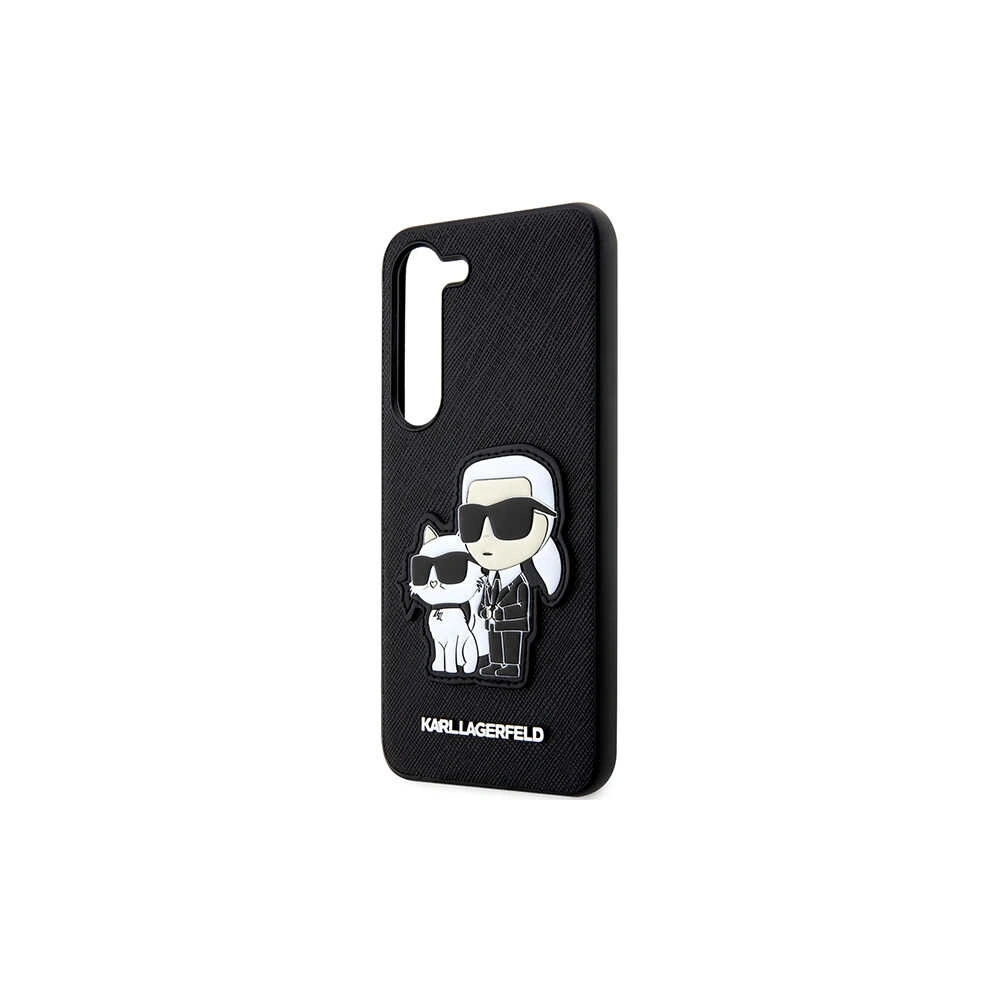Wholesale Karl Lagerfeld KLHCS23SSANKCPK Samsung Galaxy S23 hardcase black Saffiano Karl & Choupette - KLD1475 - {ean13} - Hurt