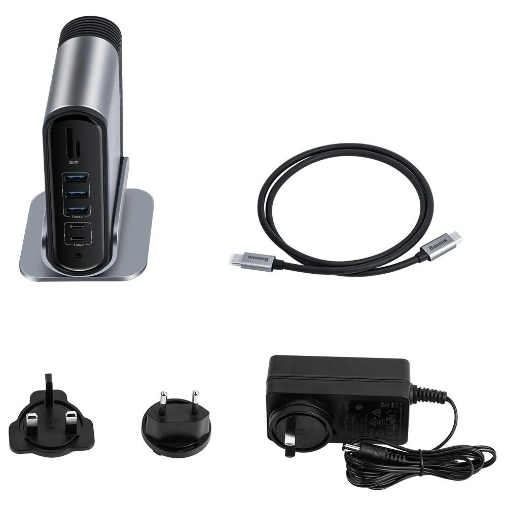 Hurtownia GSM - [OUTLET] Dokkoló állomás Baseus Working Station, HUB USB-C 16w1 - OT-430 - {ean13} - Hurt