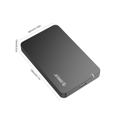  Obudowa zewnętrzna dysku HDD / SSD 2,5" Orico + kabel USB 3.0 Micro B 0.6m