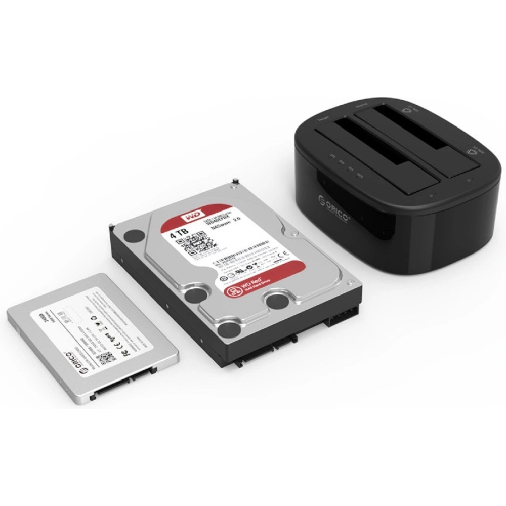 Hurtownia GSM - Dokovací stanice Orico HDD/SSD 3,5 / 2,5" SATA s funkcí duplikátoru - ORC14 - {ean13} - Hurt