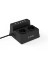 Orico Power Strip HUB 5x USB 2.4A 2500W (black)