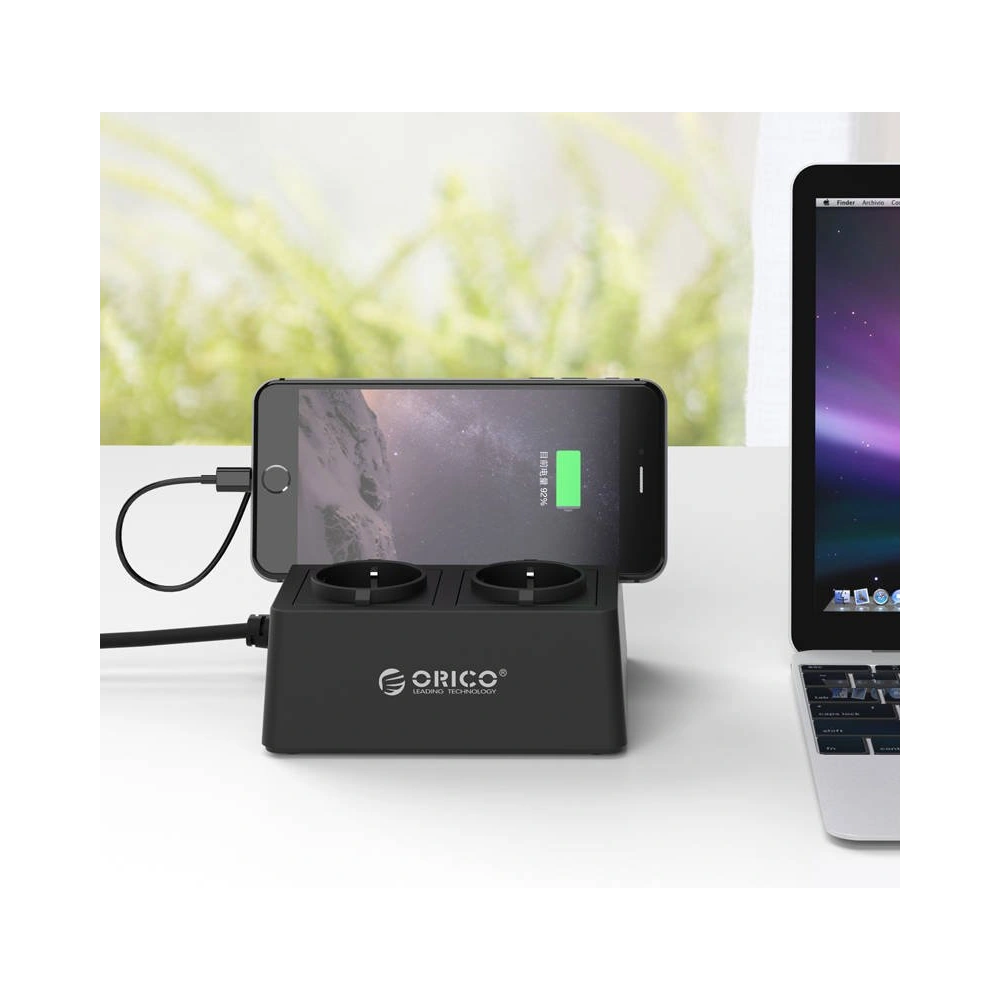 Hurtownia GSM - Stromleiste / Hub Orico 5x USB 2.4A 2500W (schwarz) - ORC15 - {ean13} - Hurt