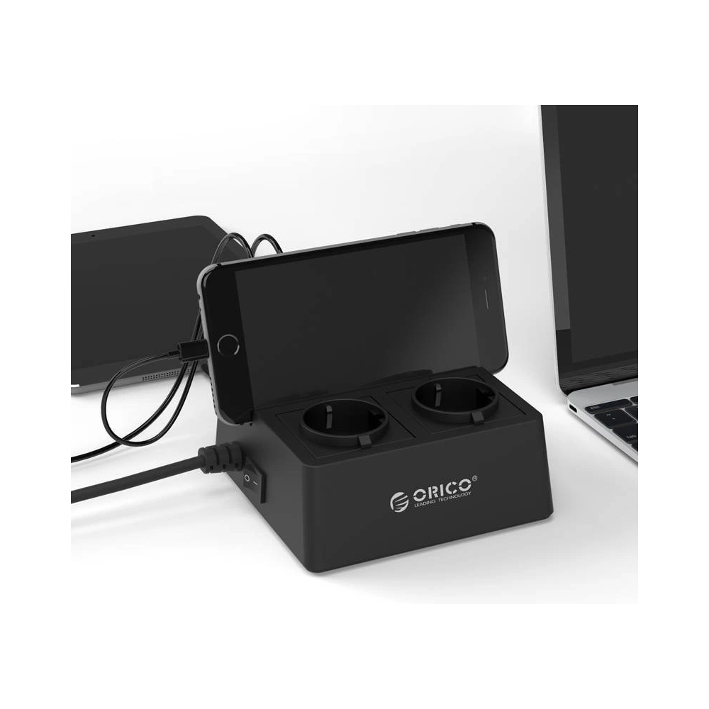 Hurtownia GSM - Napájecí lišta / hub Orico 5x USB 2.4A 2500W (černá) - ORC15 - {ean13} - Hurt