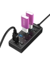 Hurtownia GSM - Hub USB 3.0. Orico s vypínači, 5x USB (černý) - ORC16 - {ean13} - Hurt