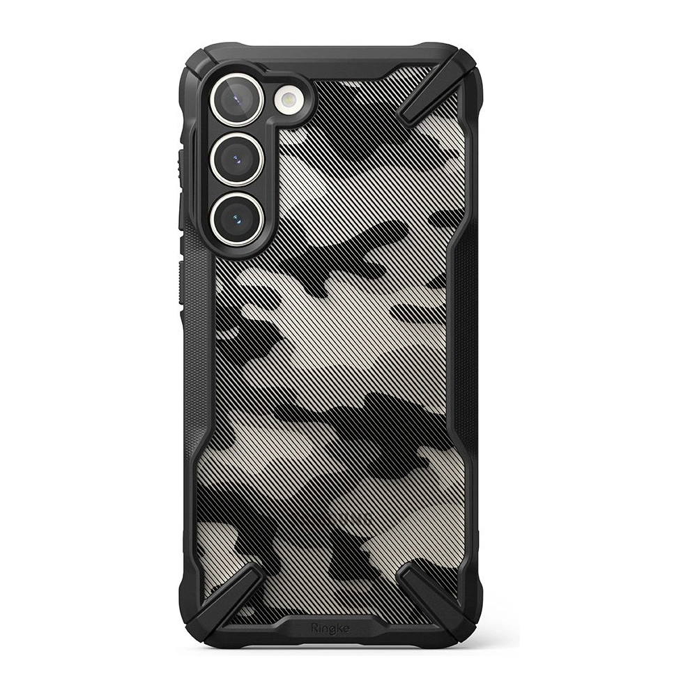 Hurtownia GSM - Etui Ringke Fusion-X Design Samsung Galaxy S23 Camo (Moro) Černá - RGK1748 - {ean13} - Hurt