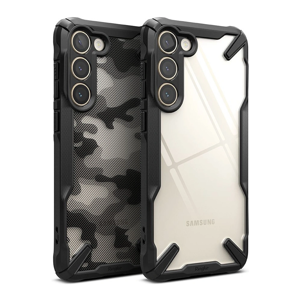 Hurtownia GSM - Etui Ringke Fusion-X Design Samsung Galaxy S23 Camo (Moro) Černá - RGK1748 - {ean13} - Hurt