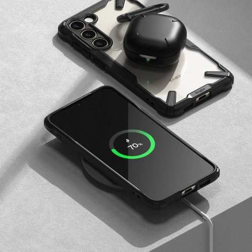 Etui Ringke Fusion-X Design Samsung Galaxy S23 Camo (Moro) Black