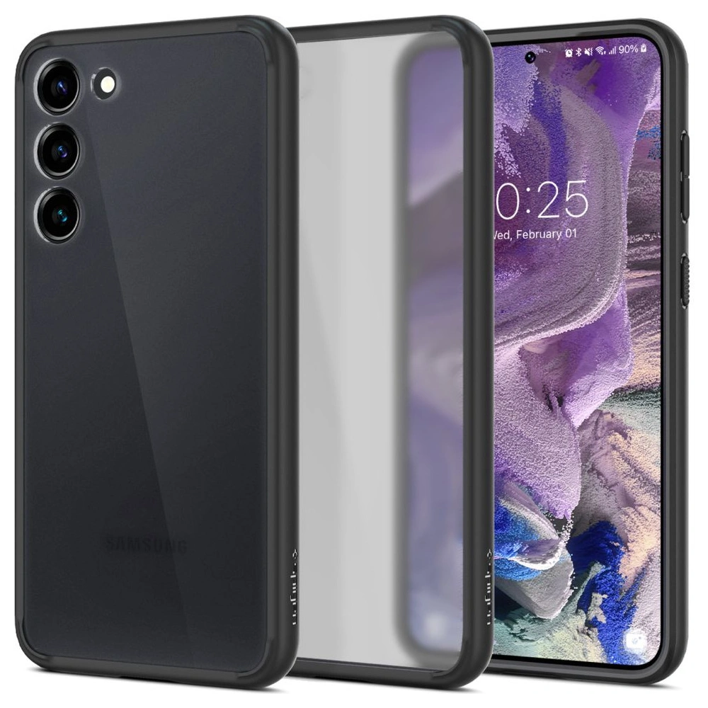 Hurtownia GSM - Case Spigen Ultra Hybrid Samsung Galaxy S23 Frost Black - SPN2650 - {ean13} - Hurt