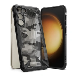 Etui Ringke Fusion-X Design Samsung Galaxy S23+ Plus Camo (Moro) Fekete