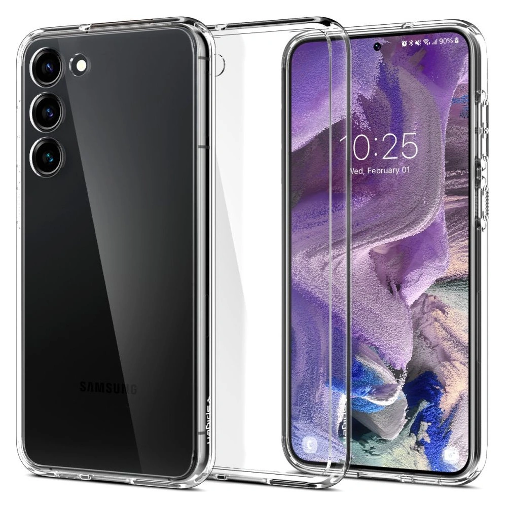 Hurtownia GSM - Case Spigen Ultra Hybrid Samsung Galaxy S23 Crystal Clear - SPN2651 - {ean13} - Hurt
