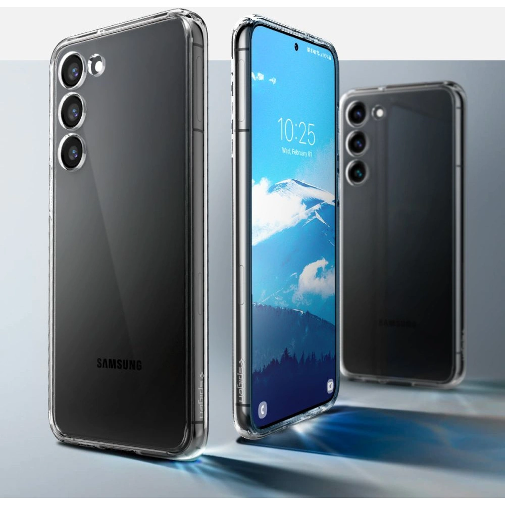 Hurtownia GSM - Case Spigen Ultra Hybrid Samsung Galaxy S23 Crystal Clear - SPN2651 - {ean13} - Hurt