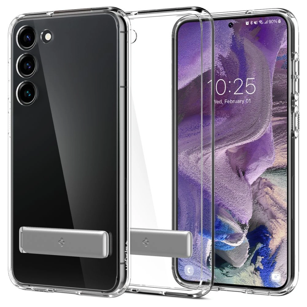 Hurtownia GSM - Case Spigen Ultra Hybrid S Samsung Galaxy S23 Crystal Clear - SPN2652 - {ean13} - Hurt
