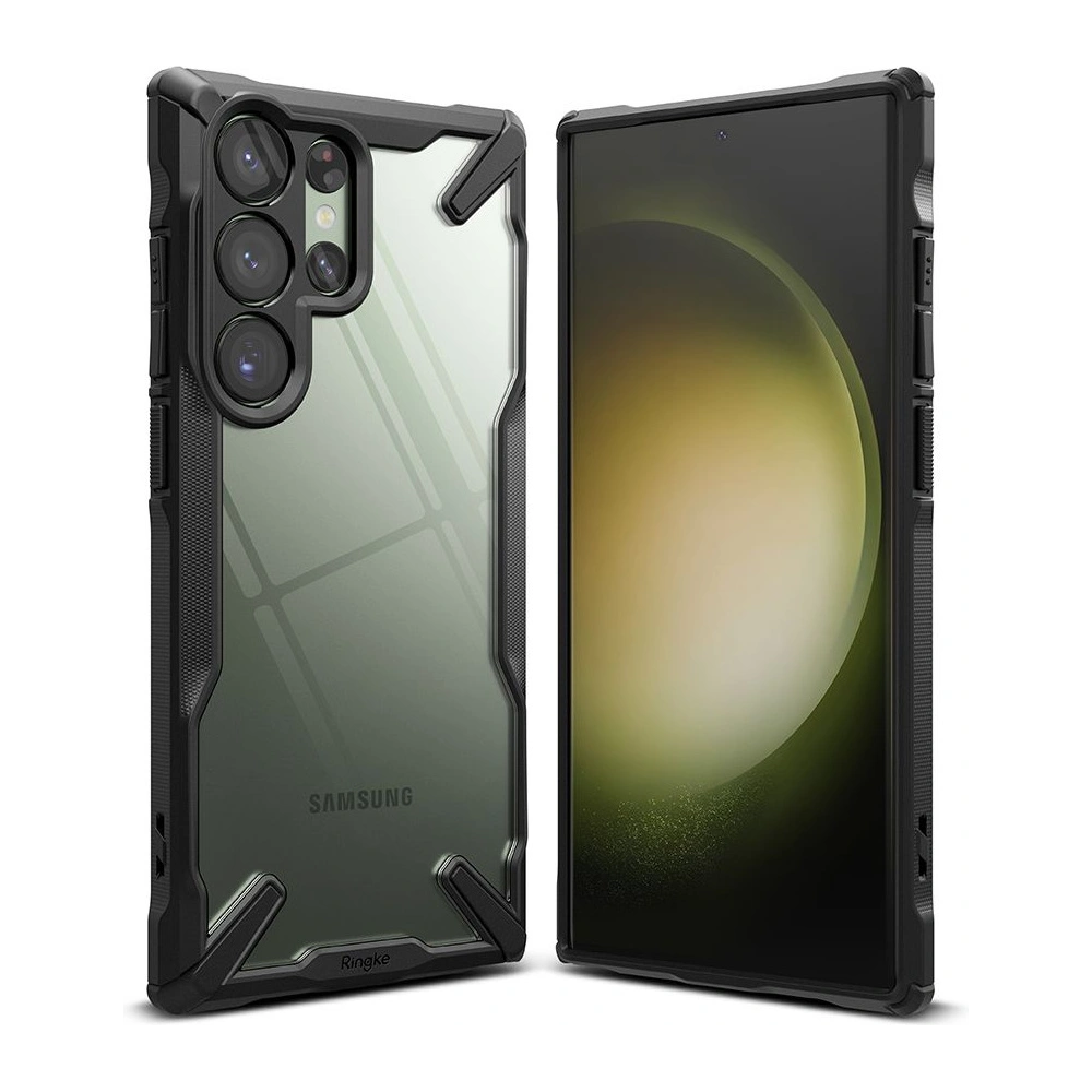 Hurtownia GSM - Etui Ringke Fusion-X Samsung Galaxy S23 Ultra Fekete - RGK1755 - {ean13} - Hurt