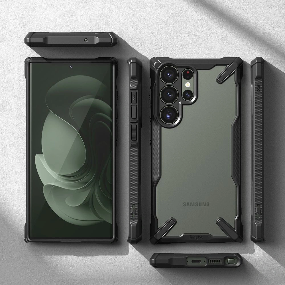 Hurtownia GSM - Etui Ringke Fusion-X Samsung Galaxy S23 Ultra Fekete - RGK1755 - {ean13} - Hurt