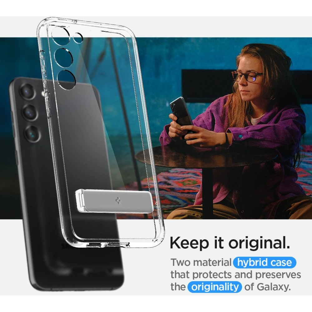 Hurtownia GSM - Etui Spigen Ultra Hybrid S Samsung Galaxy S23 Átlátszó - SPN2652 - {ean13} - Hurt