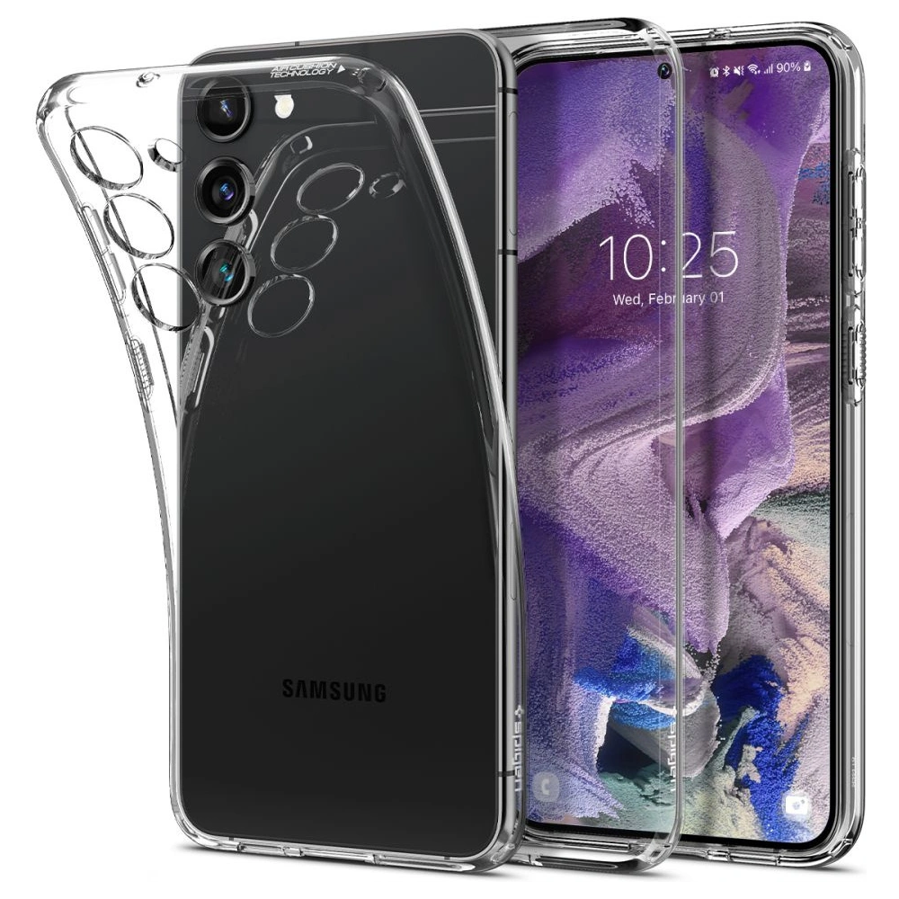 Hurtownia GSM - Case Spigen Liquid Crystal Samsung Galaxy S23 Crystal Clear - SPN2655 - {ean13} - Hurt