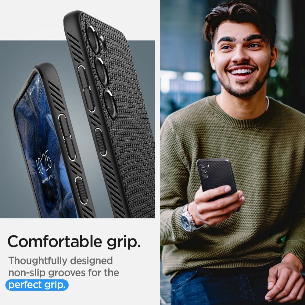 Hurtownia GSM - Etui Spigen Liquid Air Samsung Galaxy S23 Matná černá - SPN2658 - {ean13} - Hurt