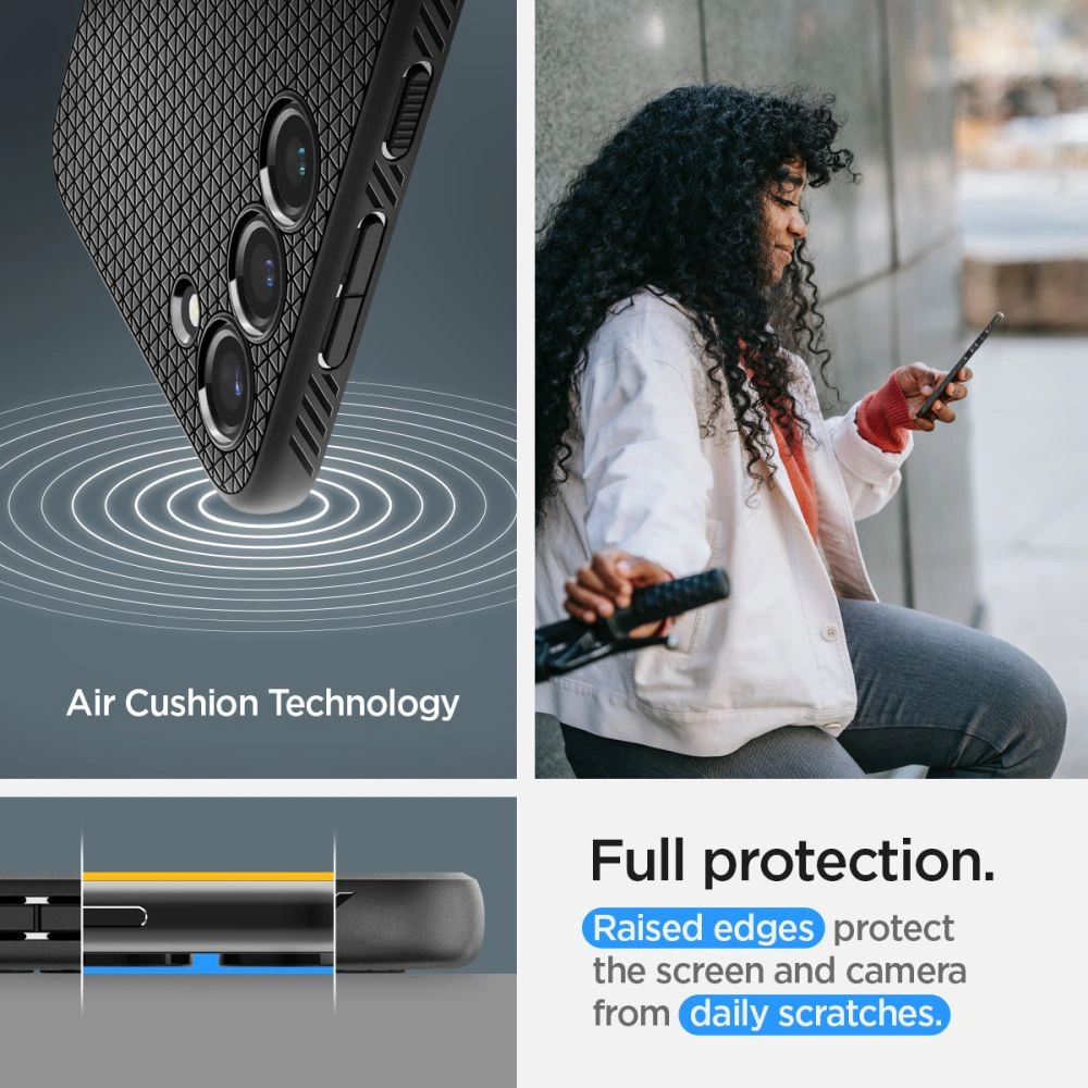 Hurtownia GSM - Etui Spigen Liquid Air Samsung Galaxy S23 Negru Mat - SPN2658 - {ean13} - Hurt