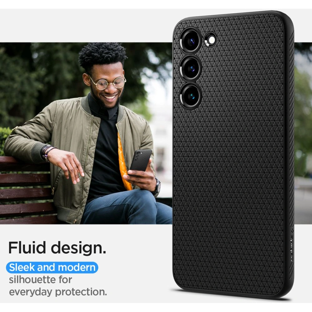 Hurtownia GSM - Etui Spigen Liquid Air Samsung Galaxy S23 Negru Mat - SPN2658 - {ean13} - Hurt