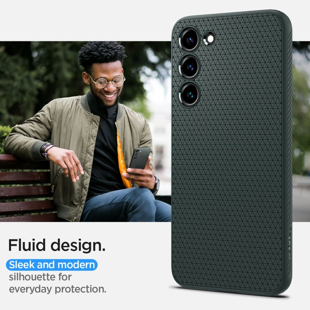 Hurtownia GSM - Case Spigen Liquid Air Samsung Galaxy S23 Abyss Grün - SPN2659 - {ean13} - Hurt