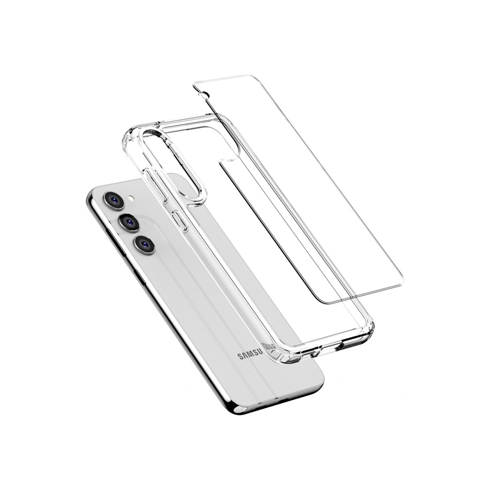 Hurtownia GSM - Etui Crong Crystal Shield Cover Samsung Galaxy S23+ Plus (transparent) - CRG572 - {ean13} - Hurt