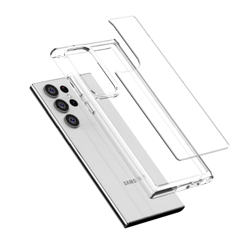 Etui Crong Crystal Shield Cover Samsung Galaxy S23 Ultra (przezroczysty)