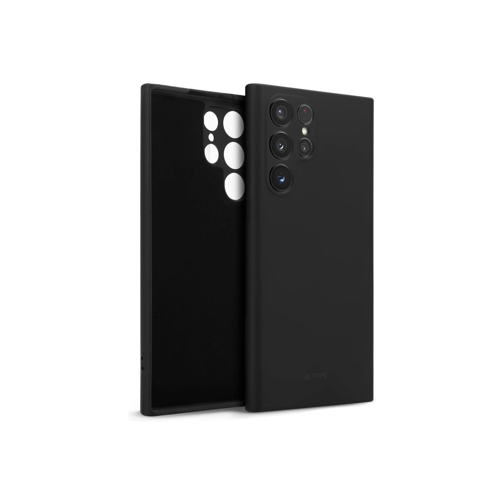 Hurtownia GSM - Etui Crong színes borító Samsung Galaxy S23 Ultra (fekete) - CRG579 - {ean13} - Hurt