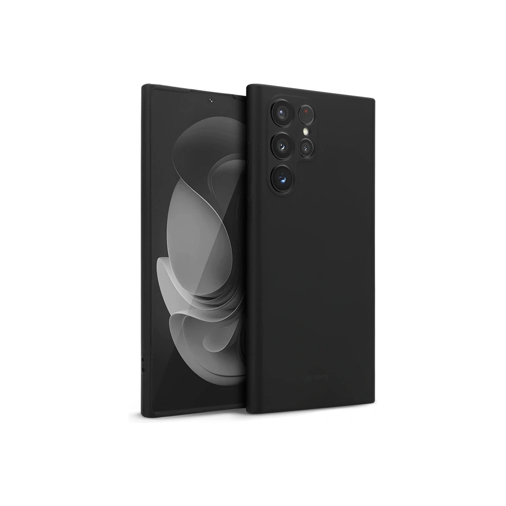 Hurtownia GSM - Etui Crong színes borító Samsung Galaxy S23 Ultra (fekete) - CRG579 - {ean13} - Hurt