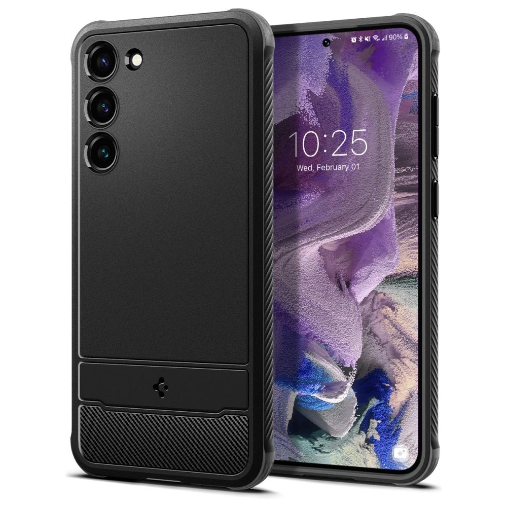 Wholesale Spigen Rugged Armor Samsung Galaxy S23 Matte Black - SPN2660 - {ean13} - Hurt