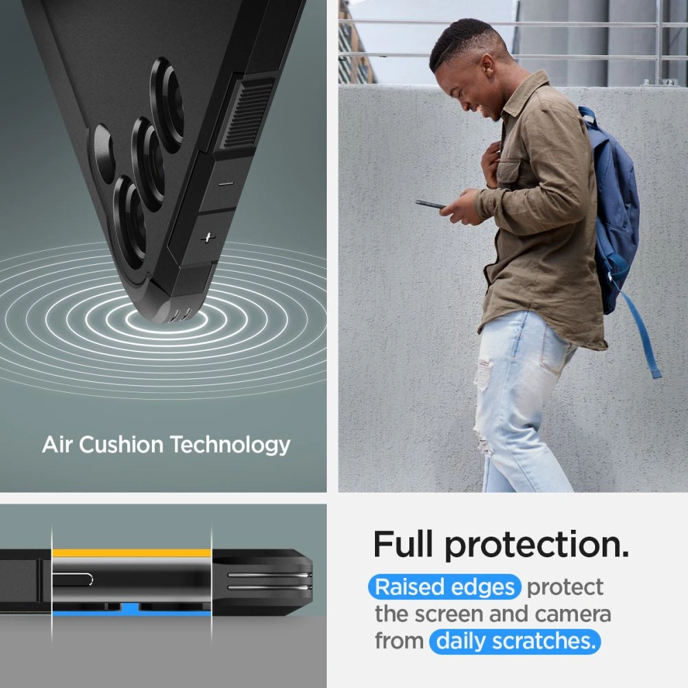 Hurtownia GSM - Etui Spigen Tough Armor Samsung Galaxy S23 Fekete - SPN2666 - {ean13} - Hurt