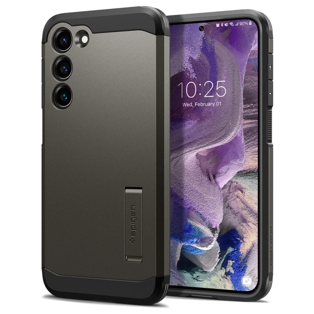 Hurtownia GSM - Case Spigen Tough Armor Samsung Galaxy S23 Gunmetal - SPN2667 - {ean13} - Hurt
