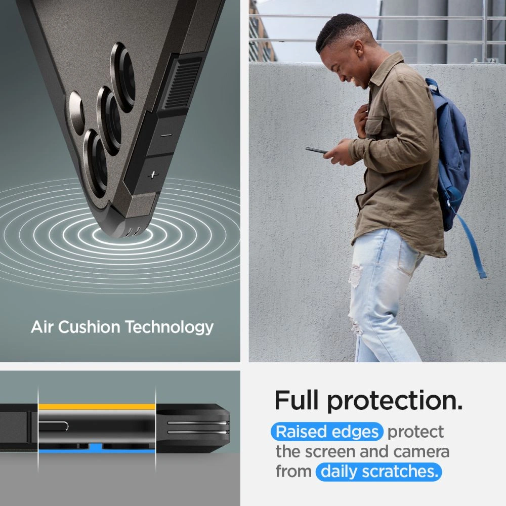 Hurtownia GSM - Etui Spigen Tough Armor Samsung Galaxy S23 Gunmetal - SPN2667 - {ean13} - Hurt